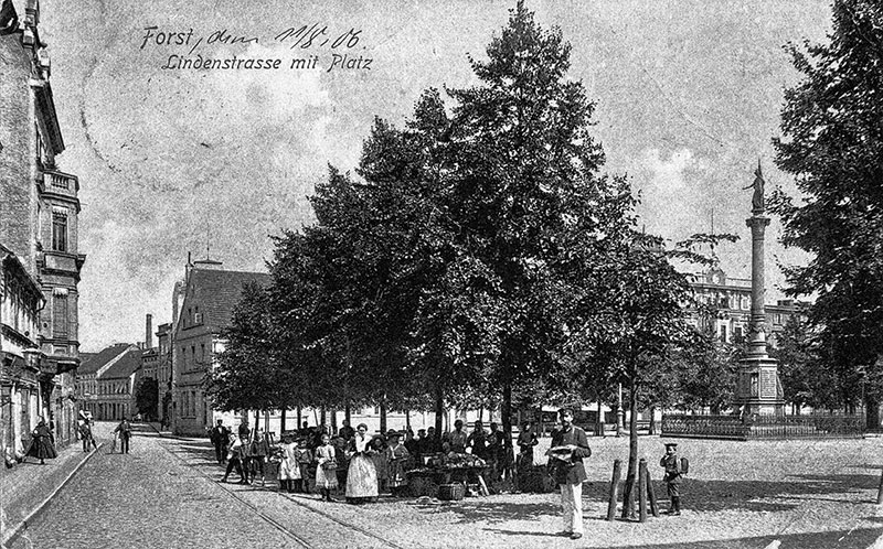 Altes Forst: Der Lindenplatz samt Lindenstraße