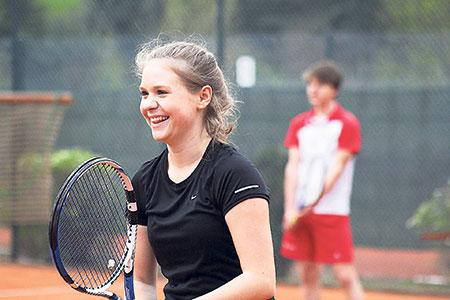Auf zum Tennis-Schnuppertraining