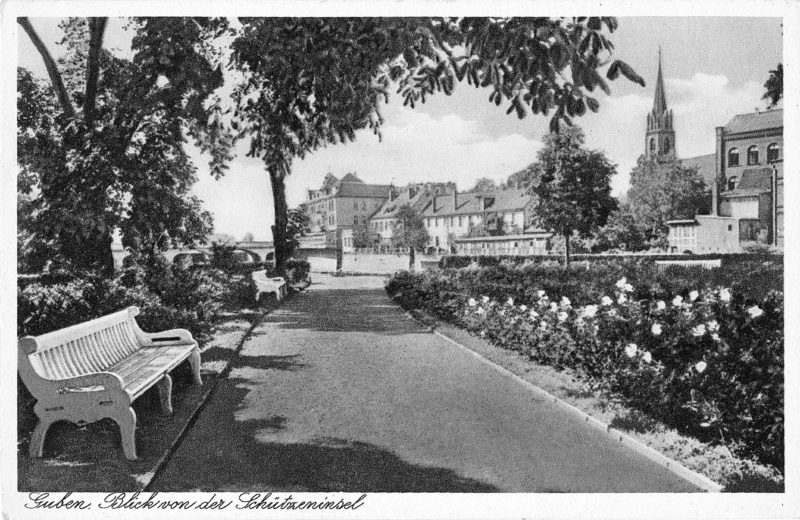 Die sanierte Insel ist in Guben/Gubin