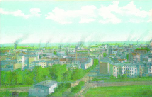 Die vielen Schlote rauchten in Forst