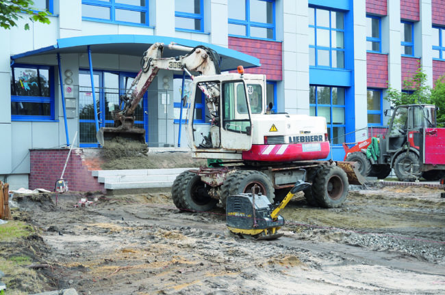 In den Großräschener Schulen wird eifrig gebaut