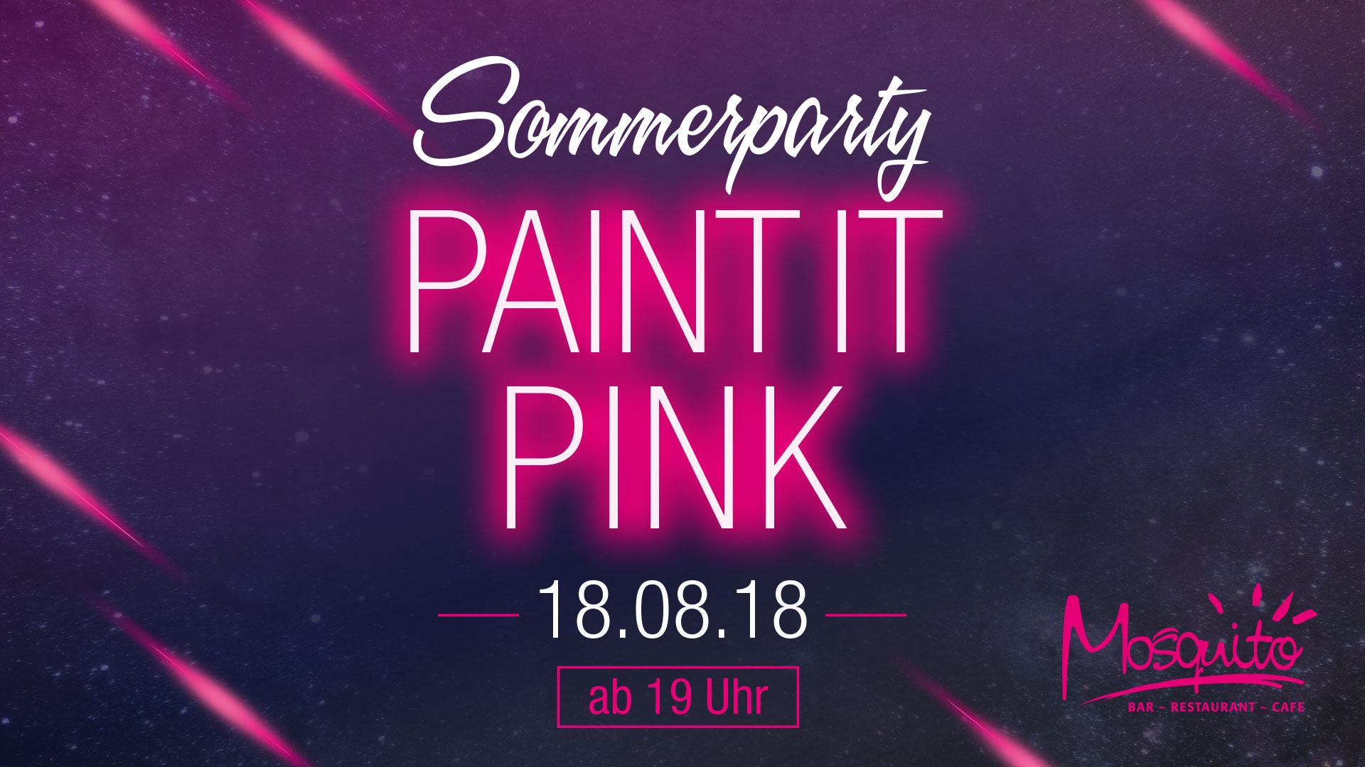 Mosquito-Sommerparty auf dem Altmarkt in Cottbus an diesem Samstag, 18.08.18