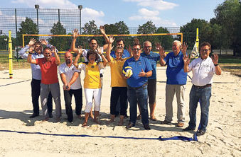 Neue Beachvolleyballanlage in Willmersdorf eingeweiht