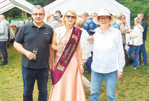 Der Weinberg in Klein Oßnig ruft zum Fest am 9.9.2018