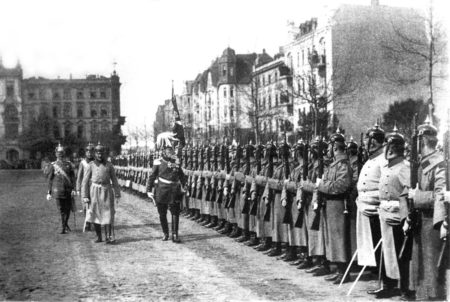 Schillerplatz Regimentschef Prinz Leopold von Bayern 28 03 1913 ba