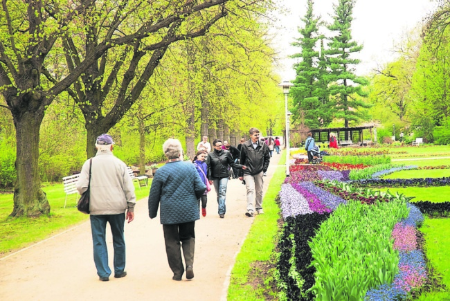 Frühling in der Rosenstadt Forst