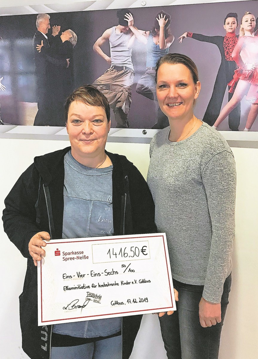 Wohltätige Tanzaktion in Cottbus