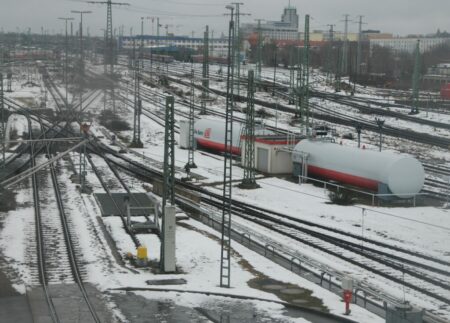 Bahngleis Cottbus