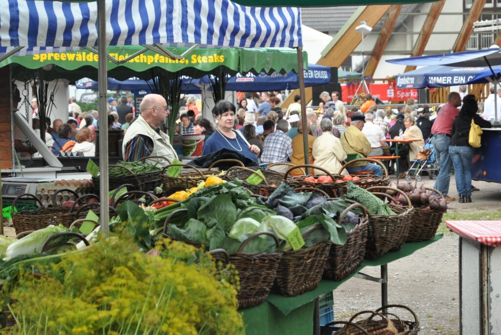 Spreewälder Handwerker- und Bauernmarkt in Burg