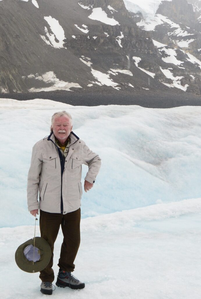 Gerade noch gefroren: Dr. Klaus Lange in Kanada