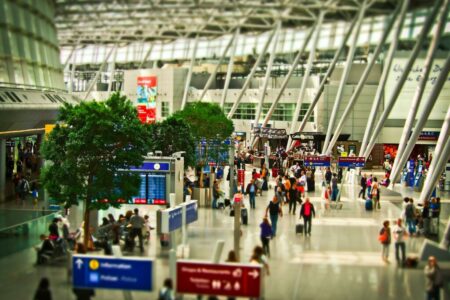 Verspätung am Flughafen