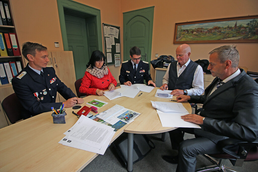 Feuerwehrunterricht an der BOS Spremberg