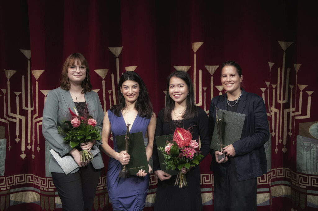 Annalena Hänsel, Ketevan Chuntishvili, Thi My Linh Nguyen und Dr. phil. Clara Rellensmann