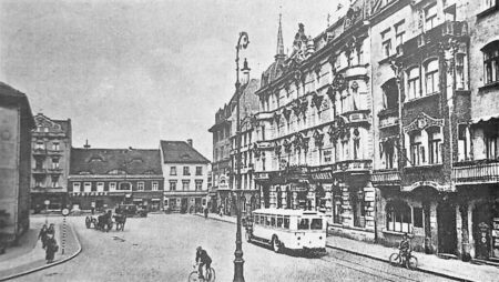 Markt Forst um 1930