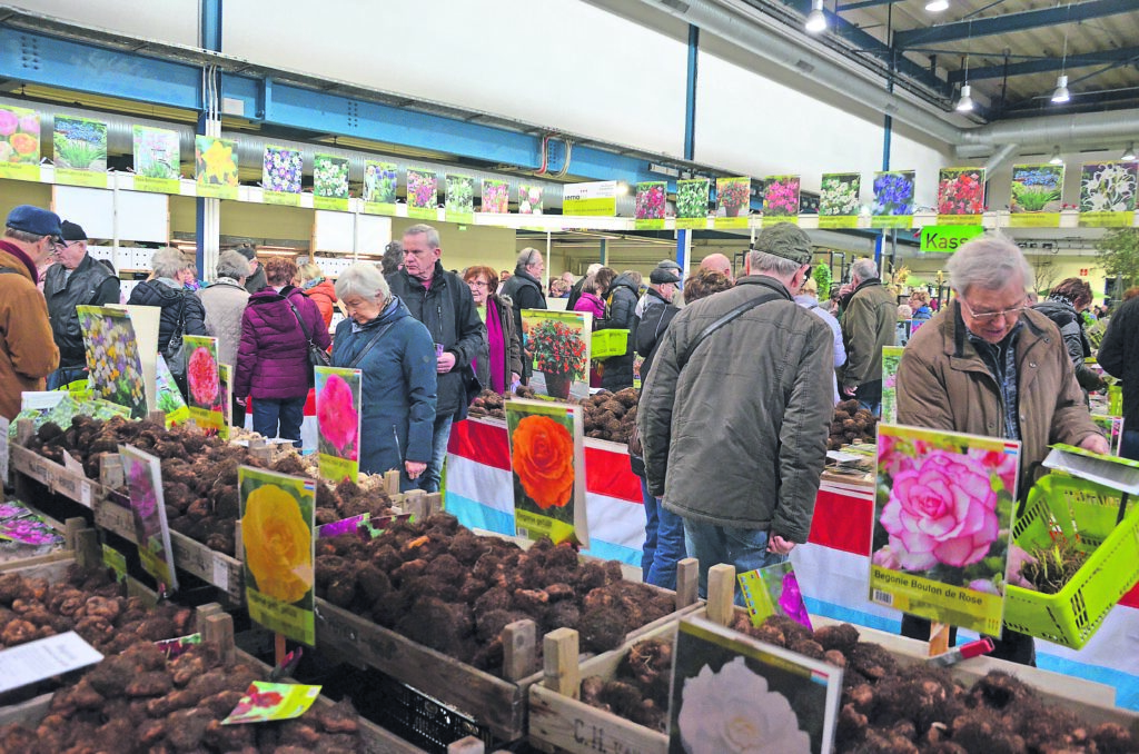 Besucherandrang auf der ersten Messe  „Gartenträume“ in Cottbus