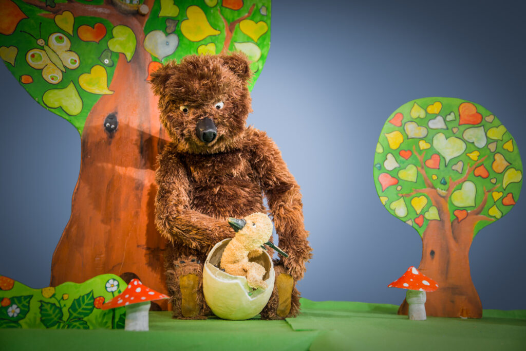 Puppentheater in der Stadtbibliothek Cottbus