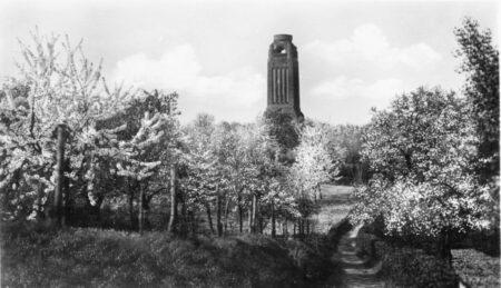 Das Foto zeigt den Bismarckturm in den Gubener Bergen