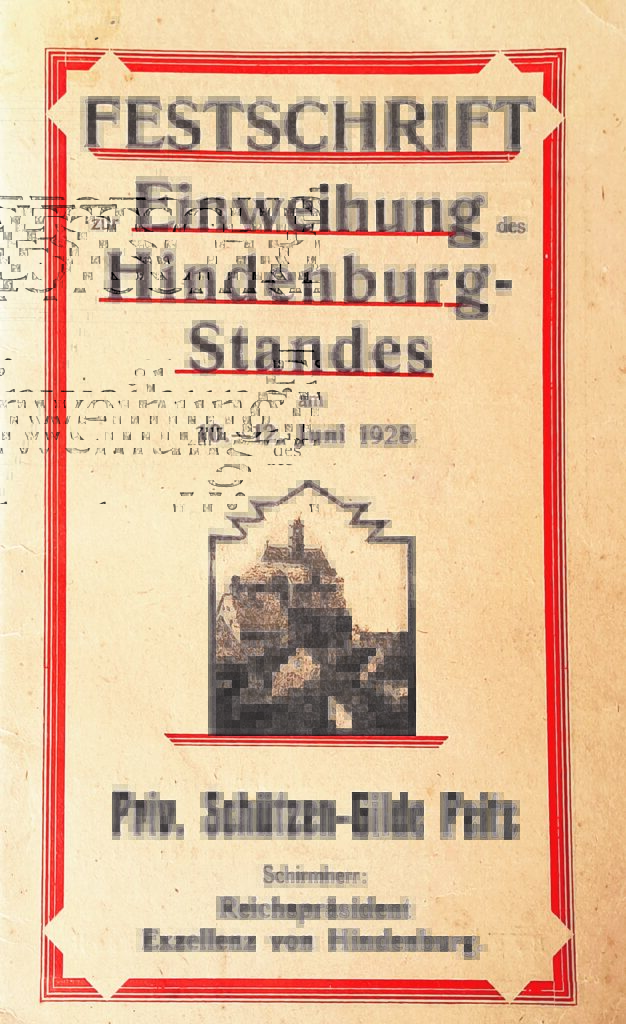 Die jetzt 350jährige Peitzer Schützengilde weihte vor 95 Jahren mit großem Pomp ihren „Hindenburg-Stand“ ein.