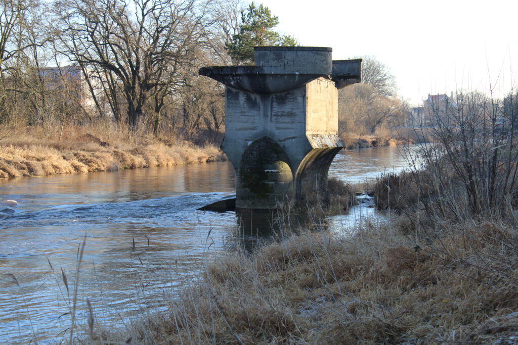 Die ehemalige Nordbrücke von Guben