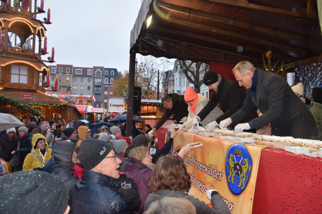 Eröffnung des Cottbuser Weihnachtsmarkt