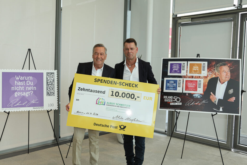 Roland Kaiser auf der Briefmarke