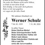 Traueranzeige Werner Schulz