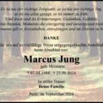 Danksagung Marcus Jung