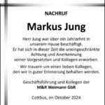 Nachruf Markus Jung