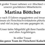 Nachruf Martina Böttcher