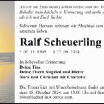 Traueranzeige Ralf Scheuerling