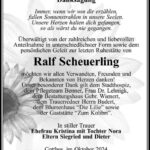 Danksagung Ralf Scheuerling