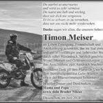 Danksagung Timon Meiser