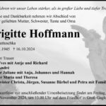Traueranzeige Brigitte Hoffmann