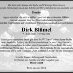 Danksagung Dirk Blümel