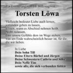 Jahresgedenken Torsten Löwa