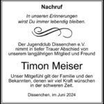 Nachruf Timon Meiser