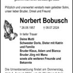 Traueranzeige Norbert Bobusch