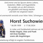 Traueranzeige Horst Suchowiers