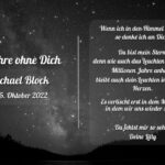 Nachruf Michael Block