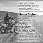 Traueranzeige Timon Meiser