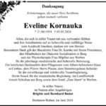 Traueranzeige Eveline Kornauka