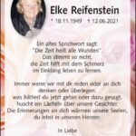 Jahresgedenken Elke Reifenstein