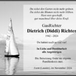 Traueranzeige Dietrich Richter