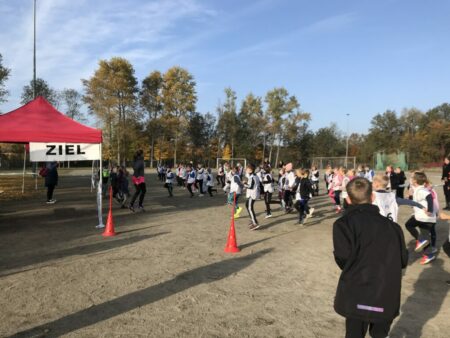 Erwärmung vor dem Spremberger Biathlon