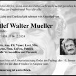 Traueranzeige Detlef Müller