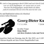 Traueranzeige Georg-Dieter Kube