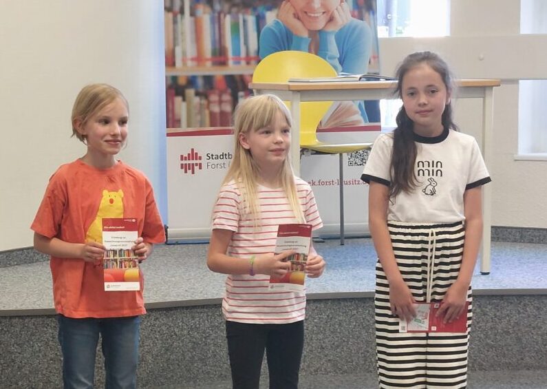 Leseprofis 2025 in der Stadtbibliothek Forst ermittelt