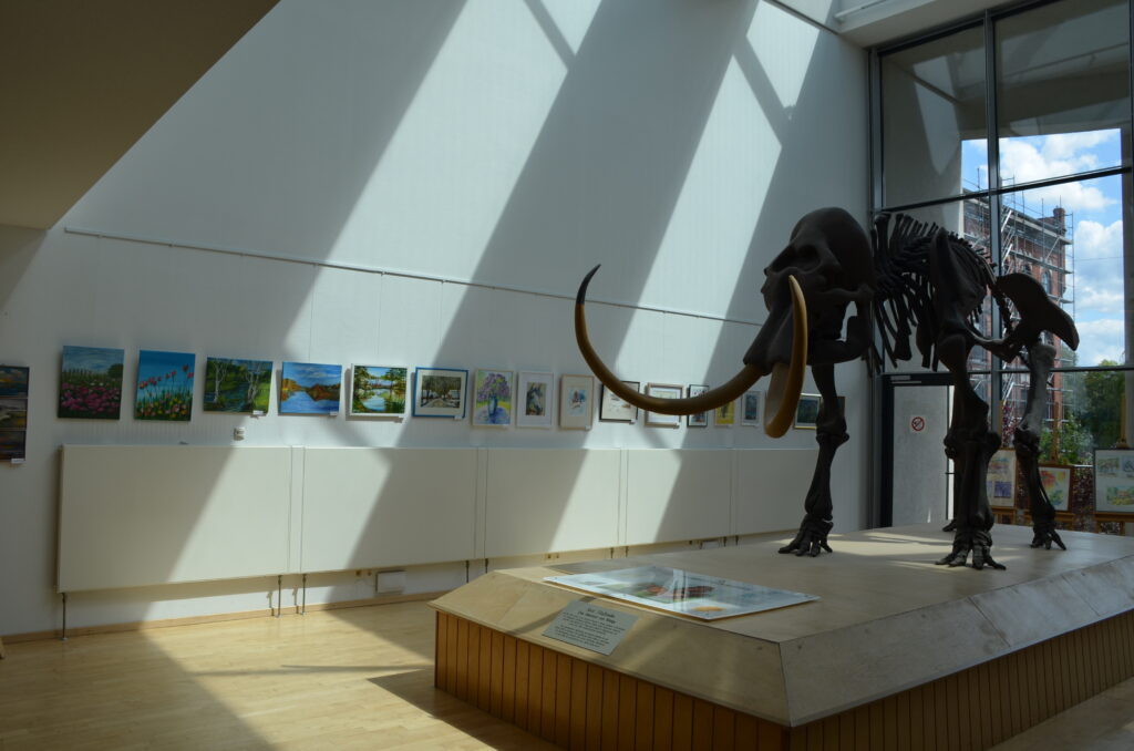 Malzirkel Branitz; Kunstausstellung im Foyer des Kreishauses in Forst