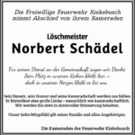 Traueranzeige Norbert Schädel
