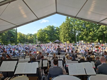 Stabsmusikkorps der Bundeswehr im Rosengarten